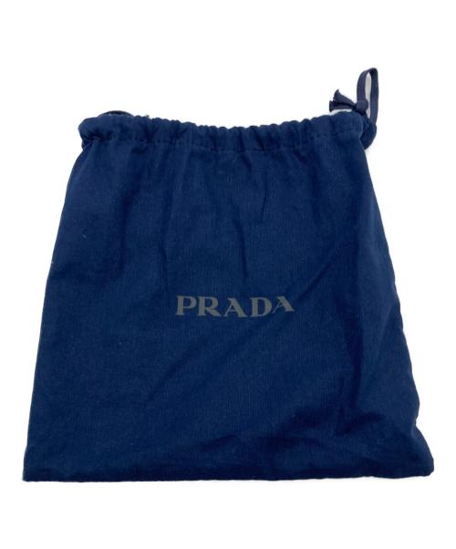 PRADA（プラダ）PRADA (プラダ) ブリックサファリアーノレザーバッグ ブラックの古着・服飾アイテム