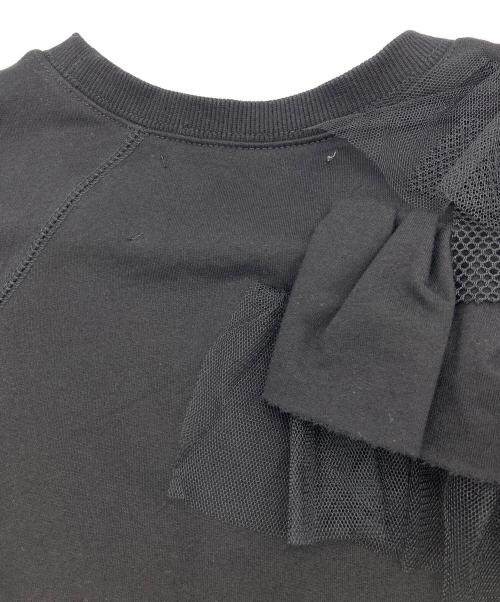Risley（リズレー）RISLEY (リズレー) フリルフレンチスウェット ブラック サイズ:FREEの古着・服飾アイテム