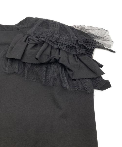 Risley（リズレー）RISLEY (リズレー) フリルフレンチスウェット ブラック サイズ:FREEの古着・服飾アイテム