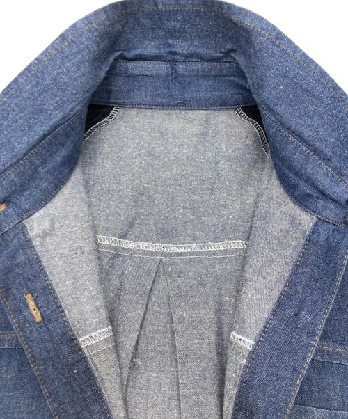 Lallia Mu（ラリア ムー）Lallia Mu (ラリア ムー) バルーンハーフスリーブデニムシャツ インディゴ サイズ:38の古着・服飾アイテム