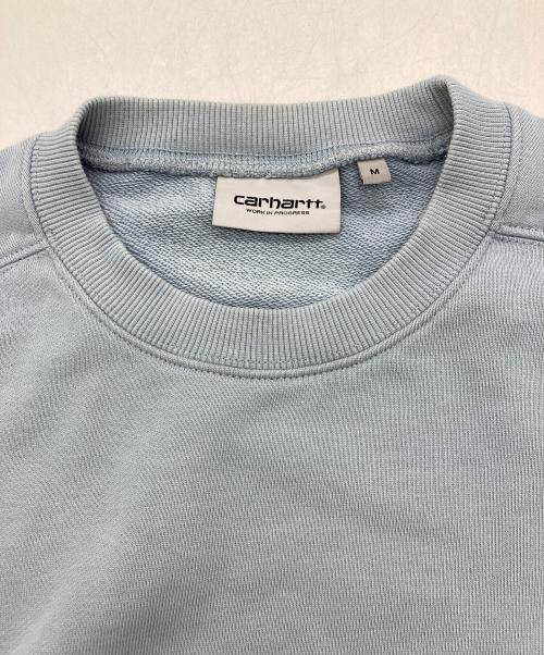 CarHartt（カーハート）CarHartt (カーハート) STAMP SWEAT スカイブルー サイズ:Mの古着・服飾アイテム
