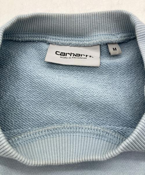 CarHartt（カーハート）CarHartt (カーハート) STAMP SWEAT スカイブルー サイズ:Mの古着・服飾アイテム