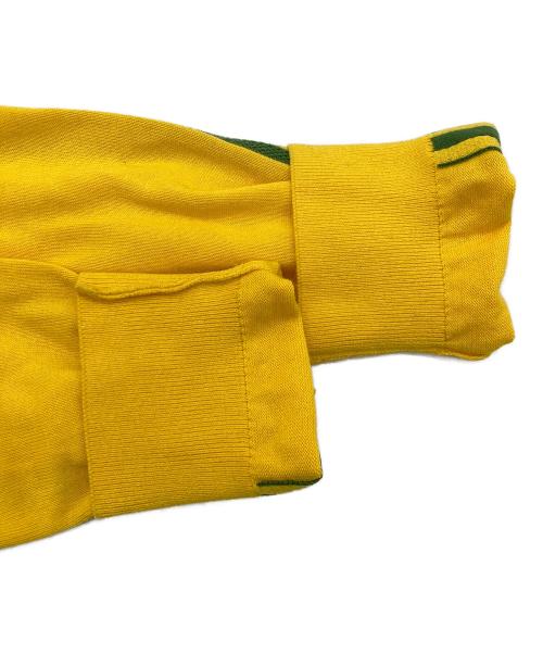 adidas Originals（アディダスオリジナル）adidas Originals (アディダスオリジナル) WALES BONNER (ウェールズボナー) WB NEW KNIT TRACK TOP イエロー×グリーン サイズ:XLの古着・服飾アイテム