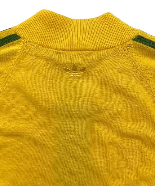 adidas Originals（アディダスオリジナル）adidas Originals (アディダスオリジナル) WALES BONNER (ウェールズボナー) WB NEW KNIT TRACK TOP イエロー×グリーン サイズ:XLの古着・服飾アイテム