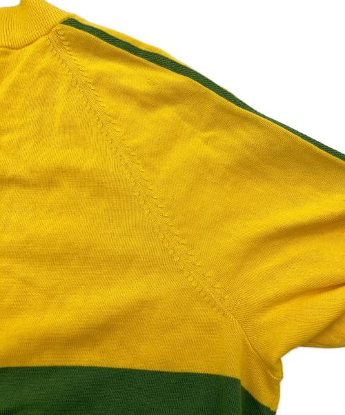 adidas Originals（アディダスオリジナル）adidas Originals (アディダスオリジナル) WALES BONNER (ウェールズボナー) WB NEW KNIT TRACK TOP イエロー×グリーン サイズ:XLの古着・服飾アイテム