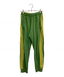 adidas Originals×WALES BONNER（アディダスオリジナル×ウェールズボナー）の古着「NEW KNIT TRACK PANT」｜グリーン×イエロー