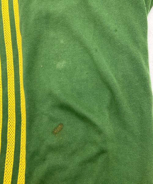 adidas Originals（アディダスオリジナル）adidas originals (アディダスオリジナル) WALES BONNER (ウェールズボナー) NEW KNIT TRACK PANT グリーン×イエロー サイズ:Mの古着・服飾アイテム
