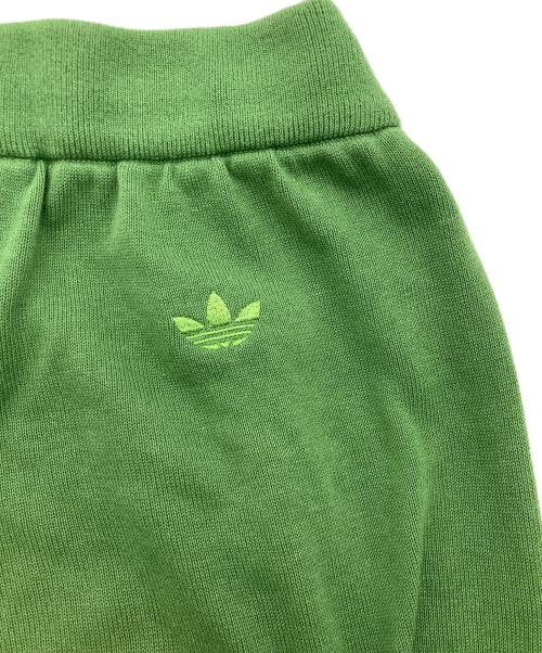 adidas Originals（アディダスオリジナル）adidas originals (アディダスオリジナル) WALES BONNER (ウェールズボナー) NEW KNIT TRACK PANT グリーン×イエロー サイズ:Mの古着・服飾アイテム