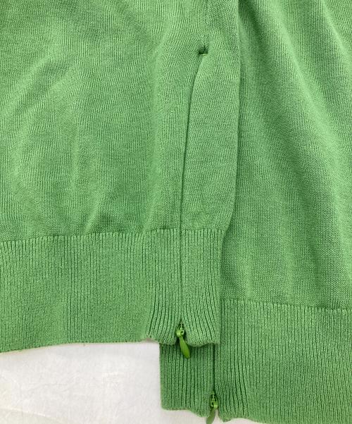 adidas Originals（アディダスオリジナル）adidas originals (アディダスオリジナル) WALES BONNER (ウェールズボナー) NEW KNIT TRACK PANT グリーン×イエロー サイズ:Mの古着・服飾アイテム