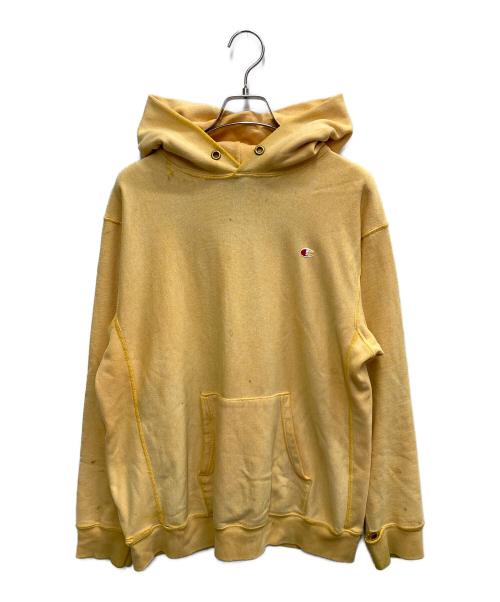 Champion（チャンピオン）Champion (チャンピオン) 80ｓ トリコタグ パーカー イエロー サイズ:Lの古着・服飾アイテム