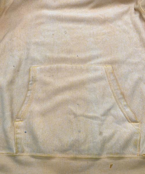 Champion（チャンピオン）Champion (チャンピオン) 80ｓ トリコタグ パーカー イエロー サイズ:Lの古着・服飾アイテム