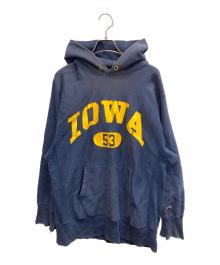 Champion（チャンピオン）の古着「90ｓ　usa製　リバースウィーブスウェットパーカー」｜ネイビー
