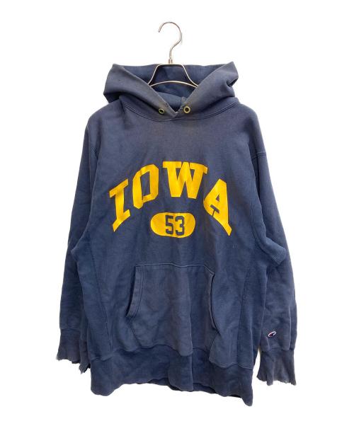 Champion（チャンピオン）Champion (チャンピオン) 90ｓ　usa製　リバースウィーブスウェットパーカー ネイビー サイズ:XLの古着・服飾アイテム