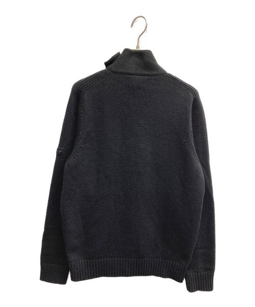 STONE ISLAND（ストーンアイランド）STONE ISLAND (ストーンアイランド) ボタンカーディガン ブラック サイズ:Mの古着・服飾アイテム