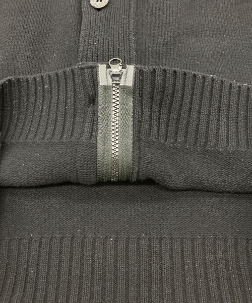 STONE ISLAND（ストーンアイランド）STONE ISLAND (ストーンアイランド) ボタンカーディガン ブラック サイズ:Mの古着・服飾アイテム