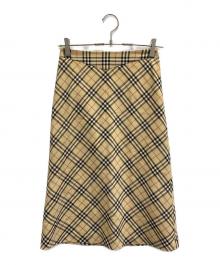 BURBERRY BLUE LABEL（バーバリー ブルー レーベル）の古着「ノバチェックスカート」｜ベージュ