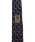 中古・古着 GUCCI (グッチ) OLDホースビット柄ネクタイ ネイビー サイズ:140ｃｍ：5000円
