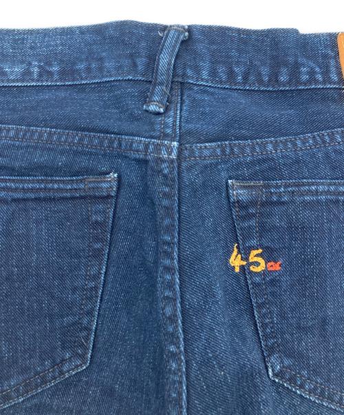 45R（フォーティファイブ・アール）45R (フォーティファイブ・アール) 染めデニムパンツ ネイビー サイズ:W26の古着・服飾アイテム