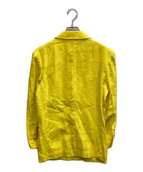 Yves Saint Laurent（イヴサンローラン）Yves Saint Laurent (イヴサンローラン) テーラードジャケット イエロー サイズ:Sの古着・服飾アイテム