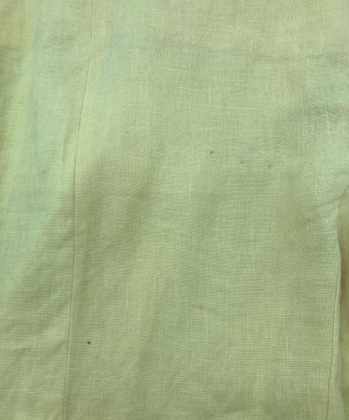 Yves Saint Laurent（イヴサンローラン）Yves Saint Laurent (イヴサンローラン) テーラードジャケット イエロー サイズ:Sの古着・服飾アイテム