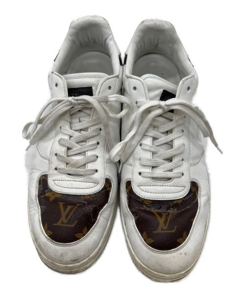LOUIS VUITTON（ルイ ヴィトン）LOUIS VUITTON (ルイ ヴィトン) モノグラム柄リヴォリラインローカットスニーカー ブラウン×ホワイト サイズ:26の古着・服飾アイテム