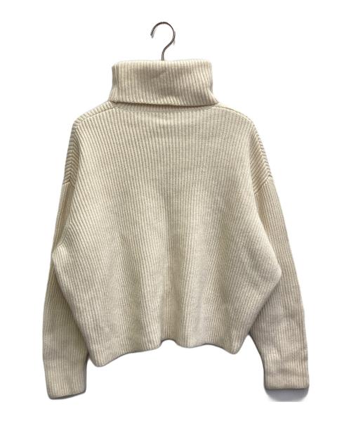 DES PRES（デ プレ）DES PRES (デ プレ) ウールポリエステル タートルネックプルオーバー ホワイト サイズ:FREEの古着・服飾アイテム