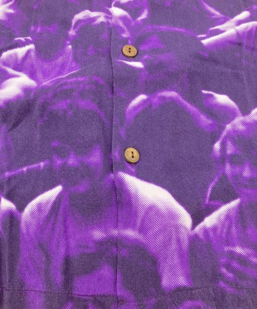 HOUSTON（ヒューストン）HOUSTON (ヒューストン) ALOHA SHIRT パープル サイズ:Mの古着・服飾アイテム