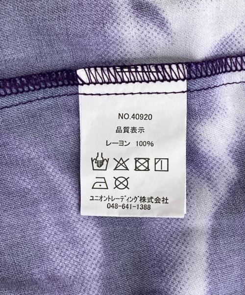 HOUSTON（ヒューストン）HOUSTON (ヒューストン) ALOHA SHIRT パープル サイズ:Mの古着・服飾アイテム