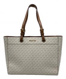 MICHAEL KORS（マイケルコース）の古着「シグネチャートートバッグ」｜ベージュ