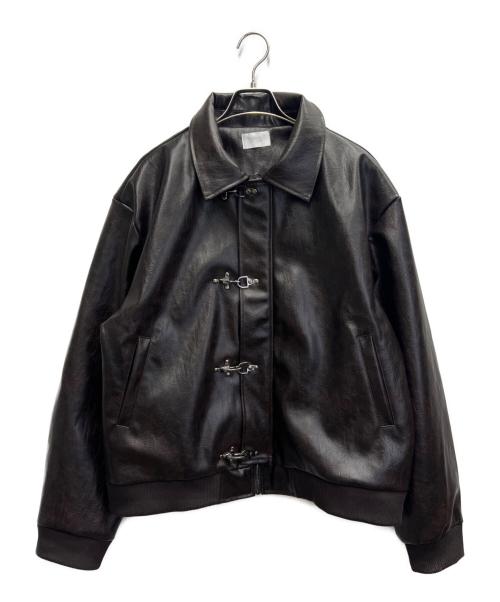 UNCRUISE（アンクルーズ）UNCRUISE (アンクルーズ) エコレザーファイアーマンジャケット ブラウン サイズ:SIZE3の古着・服飾アイテム