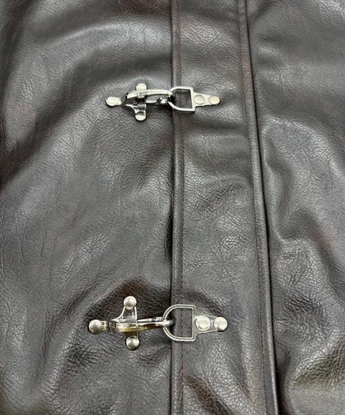 UNCRUISE（アンクルーズ）UNCRUISE (アンクルーズ) エコレザーファイアーマンジャケット ブラウン サイズ:SIZE3の古着・服飾アイテム