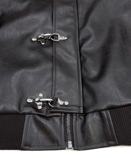 UNCRUISE（アンクルーズ）UNCRUISE (アンクルーズ) エコレザーファイアーマンジャケット ブラウン サイズ:SIZE3の古着・服飾アイテム