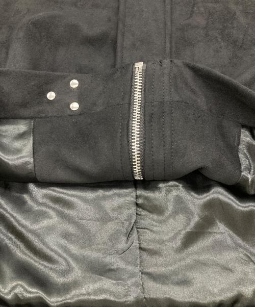 UNCRUISE（アンクルーズ）UNCRUISE (アンクルーズ) エコスエードファイアーマンジャケット ブラック サイズ:SIZE3の古着・服飾アイテム