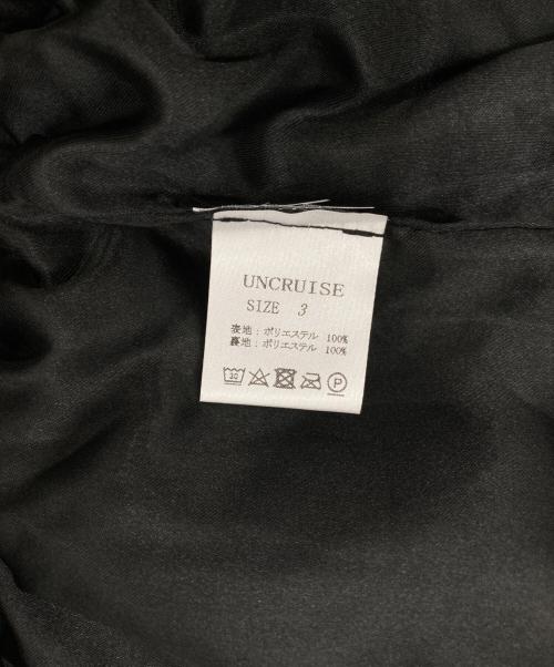 UNCRUISE（アンクルーズ）UNCRUISE (アンクルーズ) エコスエードファイアーマンジャケット ブラック サイズ:SIZE3の古着・服飾アイテム