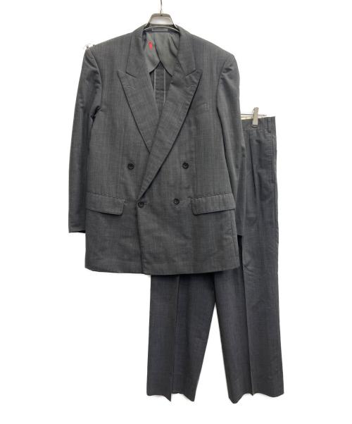 Burberry's（バーバリーズ）Burberry's (バーバリーズ) ウール混ダブルセットアップスーツ グレー サイズ:不明（記載無し）の古着・服飾アイテム