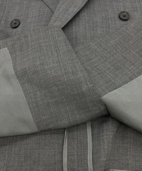 Burberry's（バーバリーズ）Burberry's (バーバリーズ) ウール混ダブルセットアップスーツ グレー サイズ:不明（記載無し）の古着・服飾アイテム