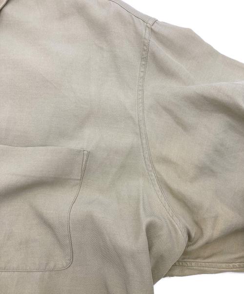 POLO RALPH LAUREN（ポロ・ラルフローレン）POLO RALPH LAUREN (ポロ・ラルフローレン) BONNARD　シルクコットンシャツ ベージュ サイズ:XLの古着・服飾アイテム