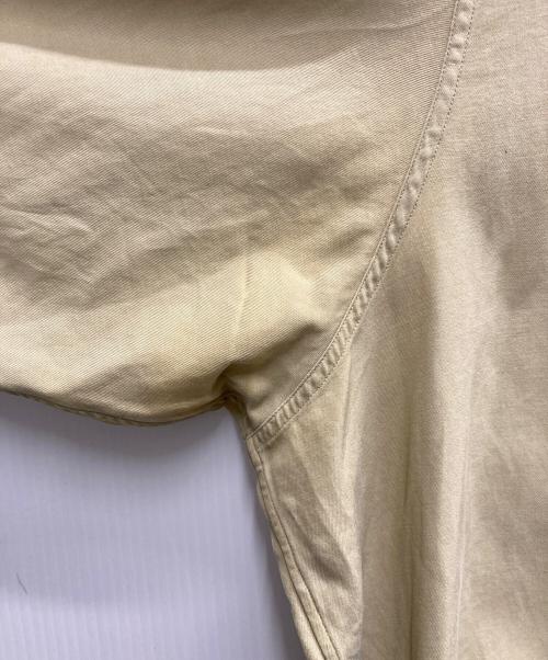 POLO RALPH LAUREN（ポロ・ラルフローレン）POLO RALPH LAUREN (ポロ・ラルフローレン) BONNARD　シルクコットンシャツ ベージュ サイズ:XLの古着・服飾アイテム