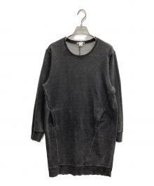 HELMUT LANG（ヘルムートラング）の古着「スウェットワンピース」｜ブラック