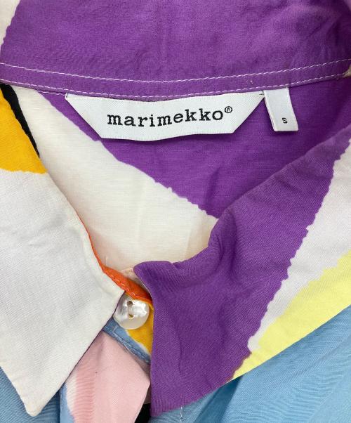 marimekko（マリメッコ）marimekko (マリメッコ) シルク混シャツ マルチカラー サイズ:Sの古着・服飾アイテム