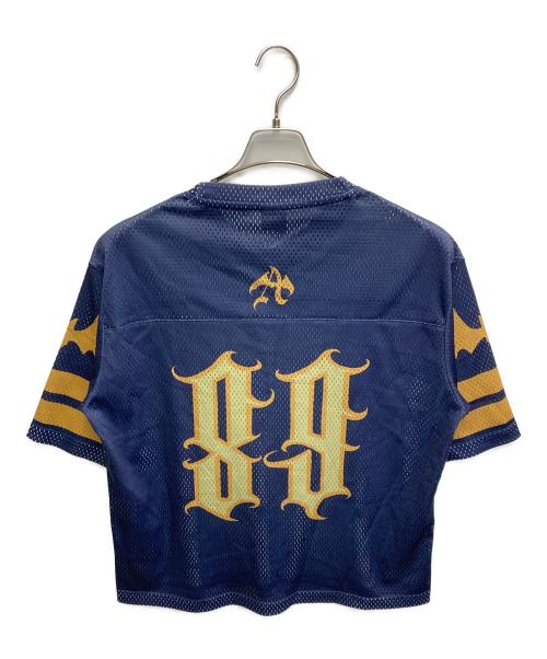ANTIMID（アンチミッド）ANTIMID (アンチミッド) MESH TEE ネイビー サイズ:Sの古着・服飾アイテム