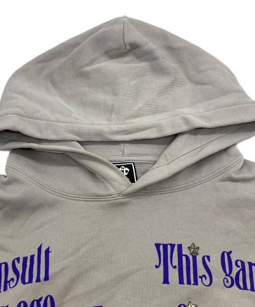 ANTIMID（アンチミッド）ANTIMID (アンチミッド) BIG LOGO HOODIE グレー サイズ:Mの古着・服飾アイテム