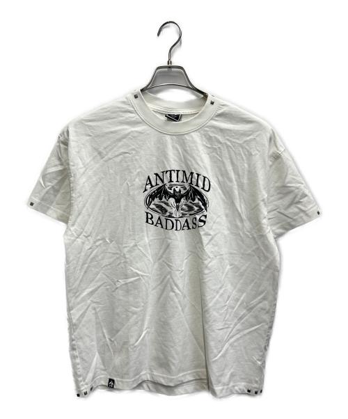ANTIMID（アンチミッド）ANTIMID (アンチミッド) スタッズTEE ホワイト サイズ:Sの古着・服飾アイテム