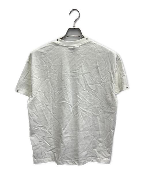 ANTIMID（アンチミッド）ANTIMID (アンチミッド) スタッズTEE ホワイト サイズ:Sの古着・服飾アイテム