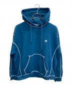 ANTIMIDアンチミッド）の古着「STITCH HOODIE」｜ブルー