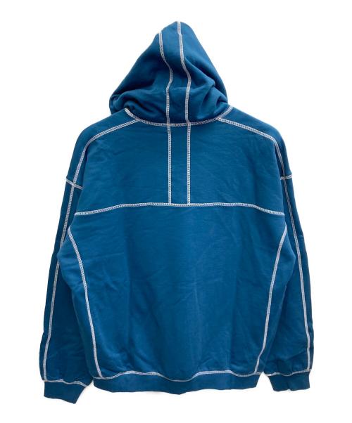 ANTIMID（アンチミッド）ANTIMID (アンチミッド) STITCH HOODIE ブルー サイズ:Lの古着・服飾アイテム