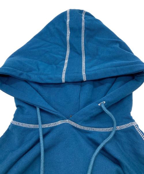 ANTIMID（アンチミッド）ANTIMID (アンチミッド) STITCH HOODIE ブルー サイズ:Lの古着・服飾アイテム
