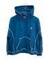 ANTIMID（アンチミッド）の古着「STITCH HOODIE」｜ブルー