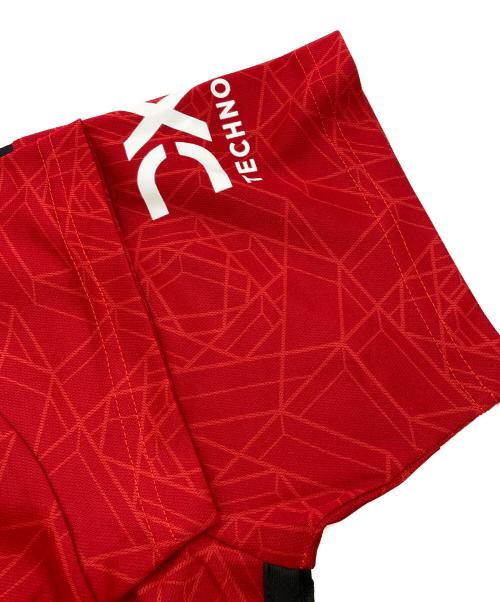 adidas（アディダス）adidas (アディダス) ゲームシャツ レッド サイズ:XLの古着・服飾アイテム