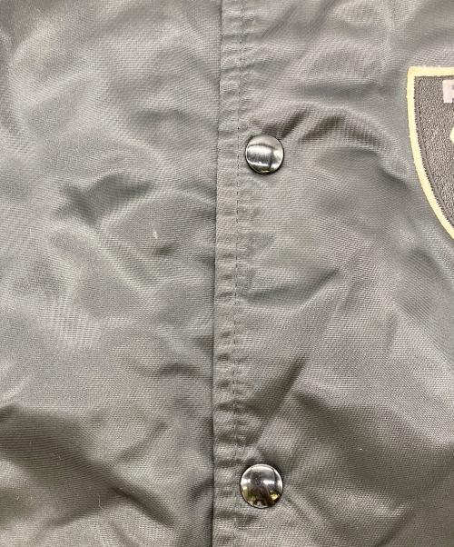 Chalk Line（チョークライン）Chalk Line (チョークライン) 90s RAIDERS NYLON VARSITY JACKET ブラック サイズ:Lの古着・服飾アイテム